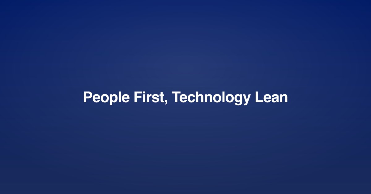 People First, Technology Lean: Leanabl의 철학
